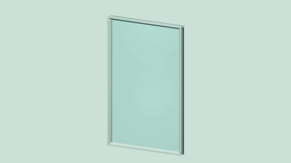 sistema fijo para ventanas de aluminio