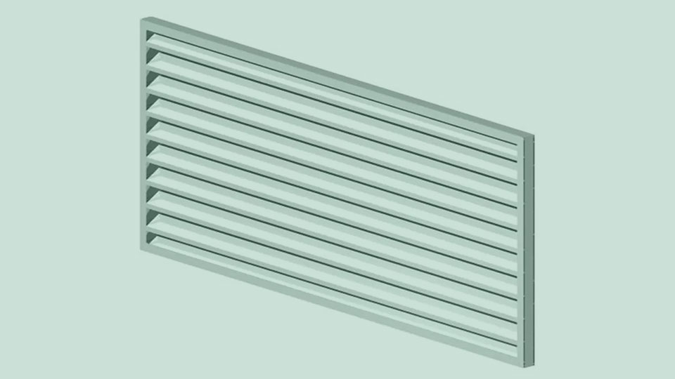 sistema de rejilla para ventanas de aluminio